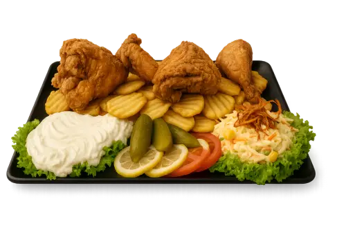 19- Halbes Brosted-Hähnchen