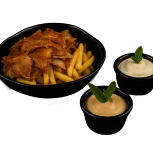 37- Schawarma-Box mit Käse Sauce