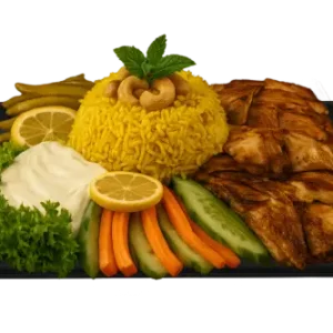 8- Schawarma mit Reis